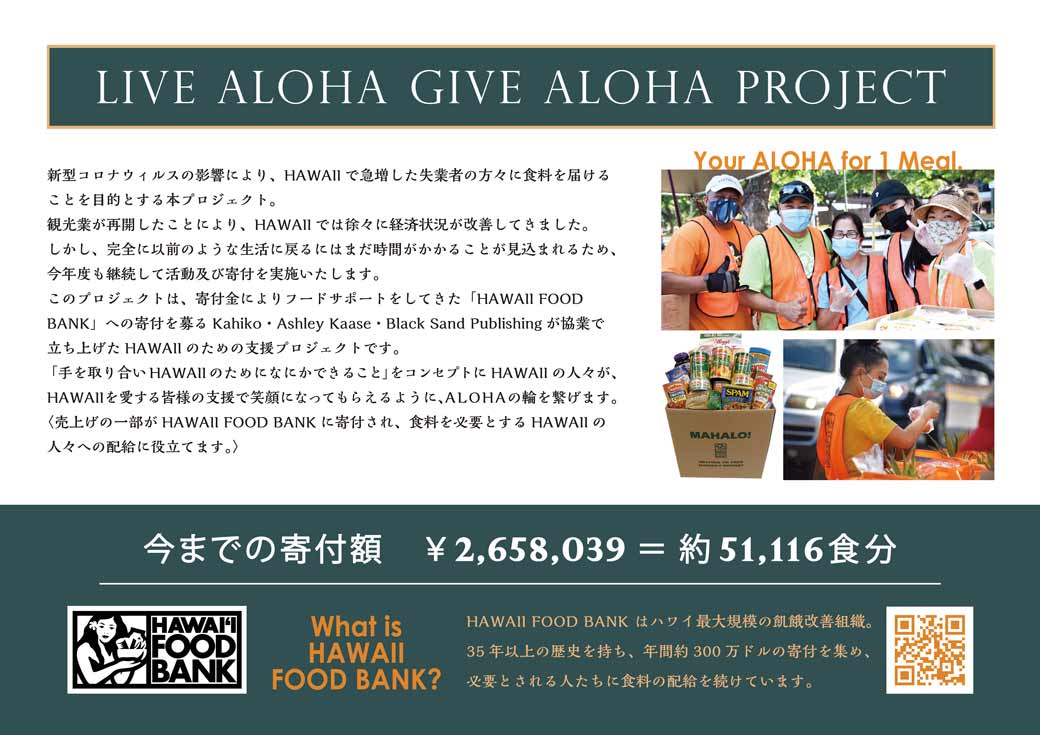 LIVE ALOHA GIVE ALOHAとは What's “HAWAII FOOD BANK”?