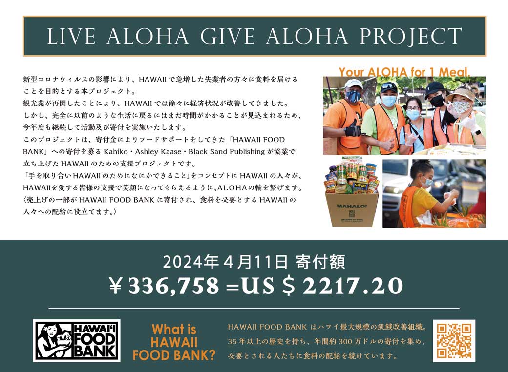 LIVE ALOHA GIVE ALOHAとは What's “HAWAII FOOD BANK”?