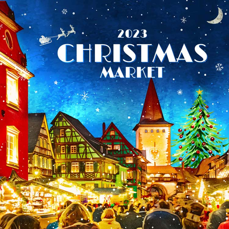 クリスマスマーケット　欧州航路のクリスマス　スノードーム