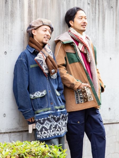 ウェイドノマドマフラー Brown チャイハネ 公式通販