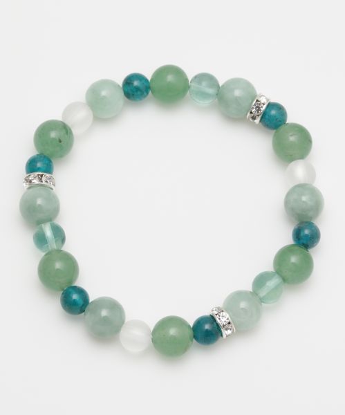 紫翠(しすい)アベンチュリン ブレスレット(AVENTURINE): 『岩座
