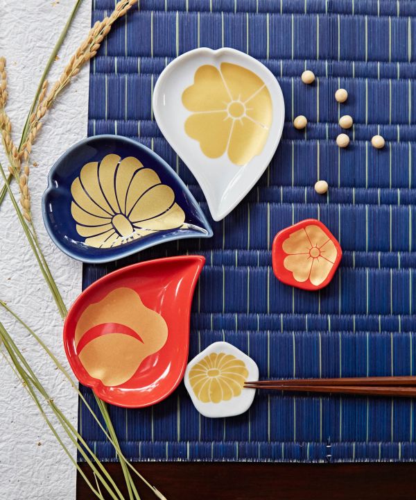 桜の家紋豆皿