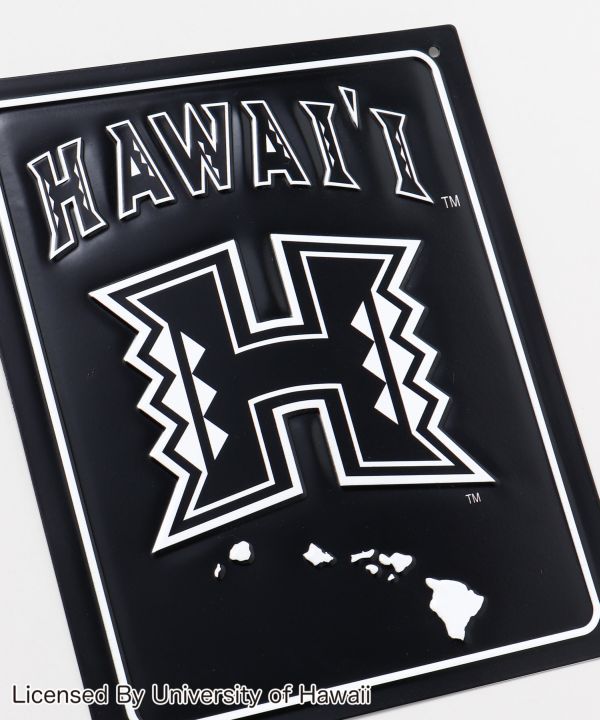 ブラックメタルプレート【University of HAWAII】