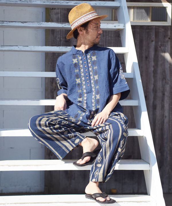 ネティリメンズパンツ Navy チャイハネ 公式通販