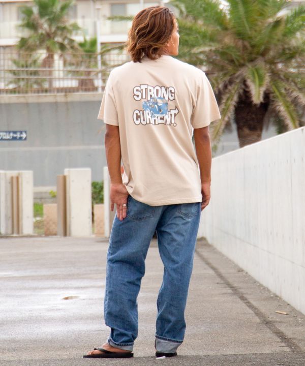 バスロゴメンズTシャツ【STRONG CURRENT】(L RED): 『Kahiko
