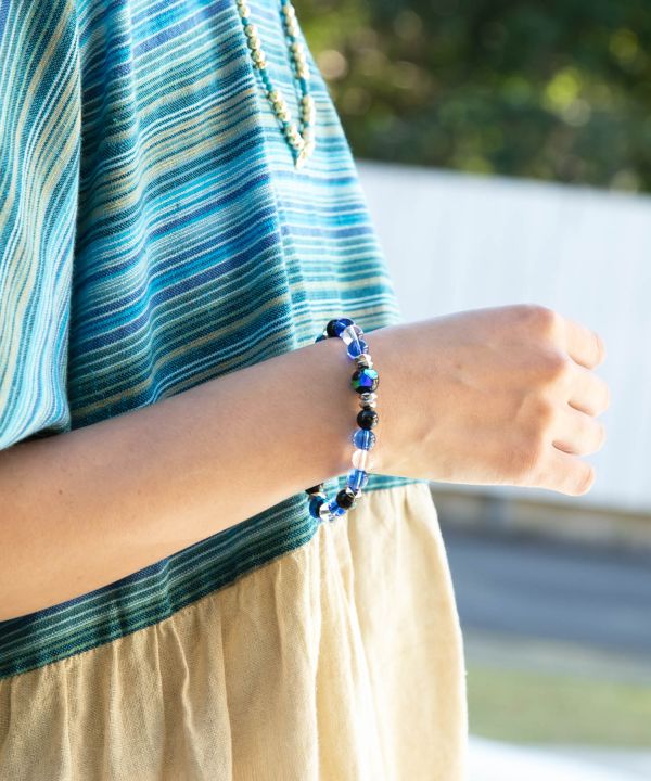 ユウホタルデル数珠ブレス(BLUE): 『チャイハネ』公式通販
