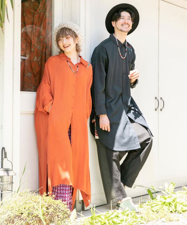 ネーションメンズシャツ(BLACK): 『チャイハネ』公式通販