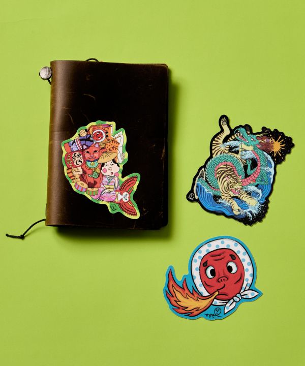 ���ՃX�e�b�J�[�s��؂Ђ���Ƃ�×�`����J���t