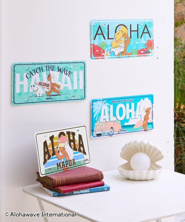 ���C�Z���X�v���[�g�yALOHA MAPUA�z
