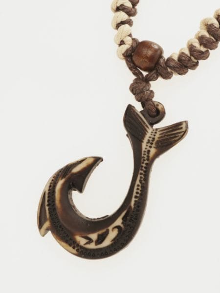 メンズハワイアンボーンネックレス Brown Hook Kahiko カヒコ 公式通販