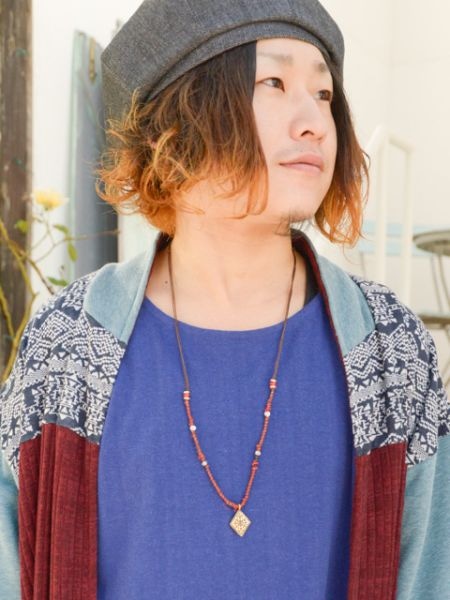 メンズカレネックレス Red チャイハネ 公式通販