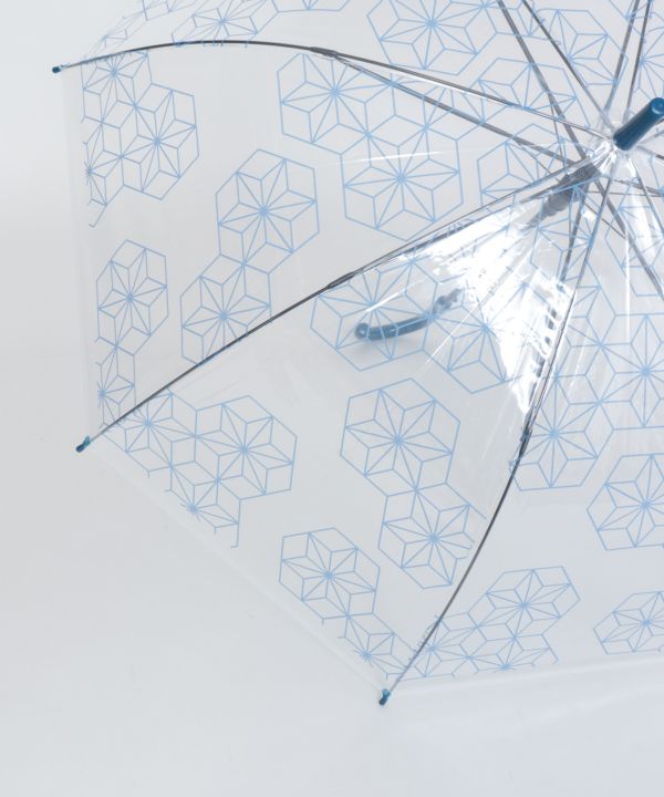 麻の葉透明傘