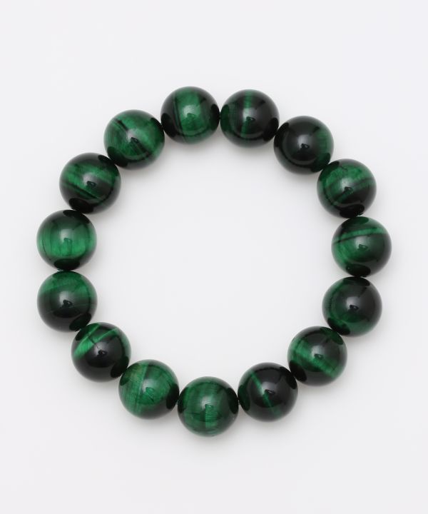 グリーンタイガーアイ １４ｍｍブレスレット(GREEN TIGER EYE): 『岩座 ...