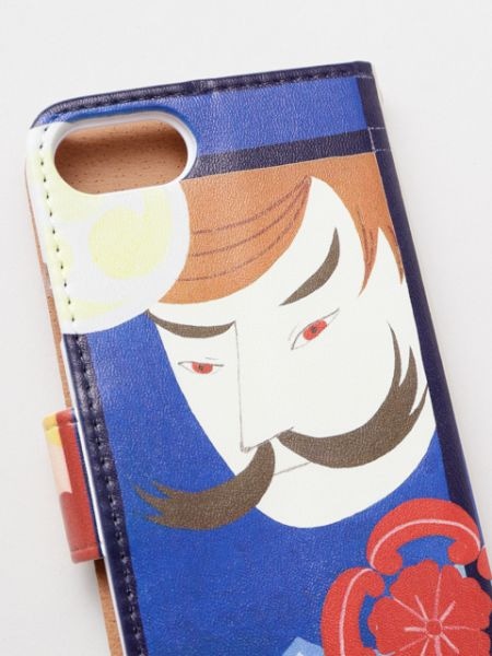 [iPhone7/8/SE(第二世代)]【日本の神様】手帳型携帯衣 ｱﾏﾃﾗｽ ｽｻﾉｵ
