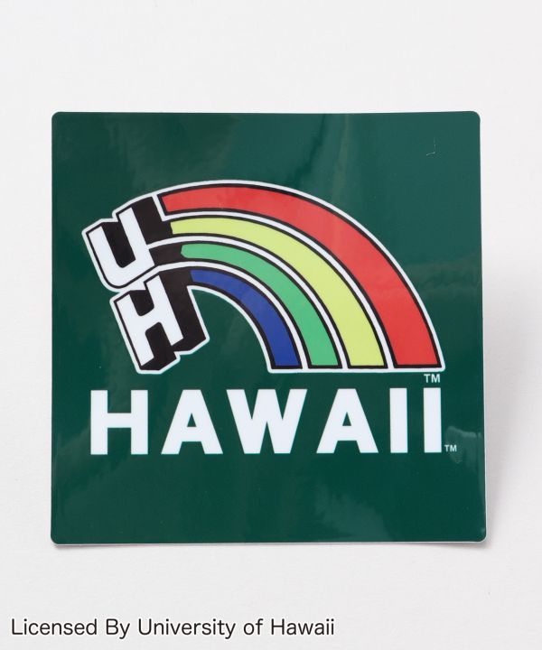 レインボーステッカー（９ｃｍ）【University of Hawaii】