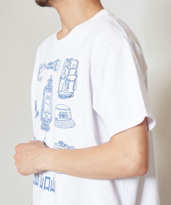 キャンプメンズｔシャツ ｍ Black チャイハネ 公式通販