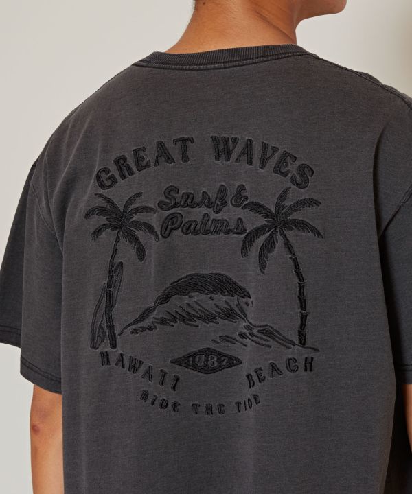 【カヒコ】サニーＴシャツ【SURF＆Palms】 サニーメンズTシャツ【SURF&Palms】(WHITE): 『Kahiko(カヒコ
