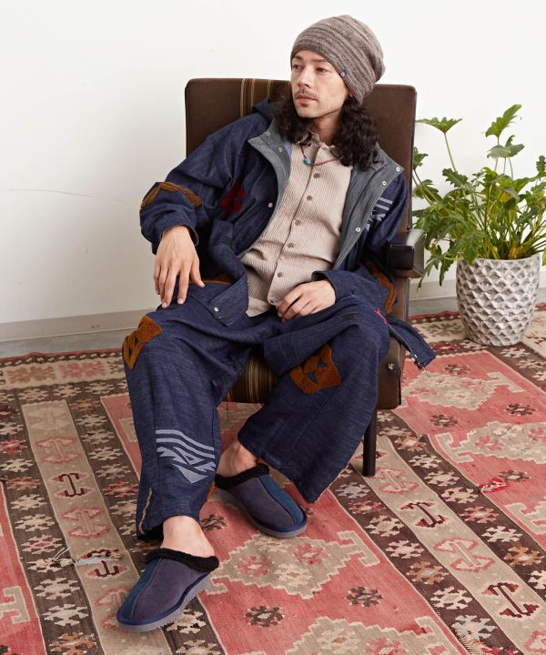 ボアシュサボメンズシューズ(LL BROWN/Men's): 『チャイハネ』公式通販