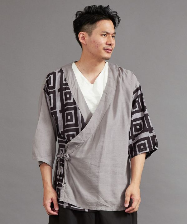 紋継ぎメンズ羽織 Gy Kanau 倭物や カヤ 公式通販