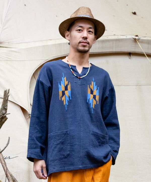 ガーマラメンズｔｏｐ Navy チャイハネ 公式通販