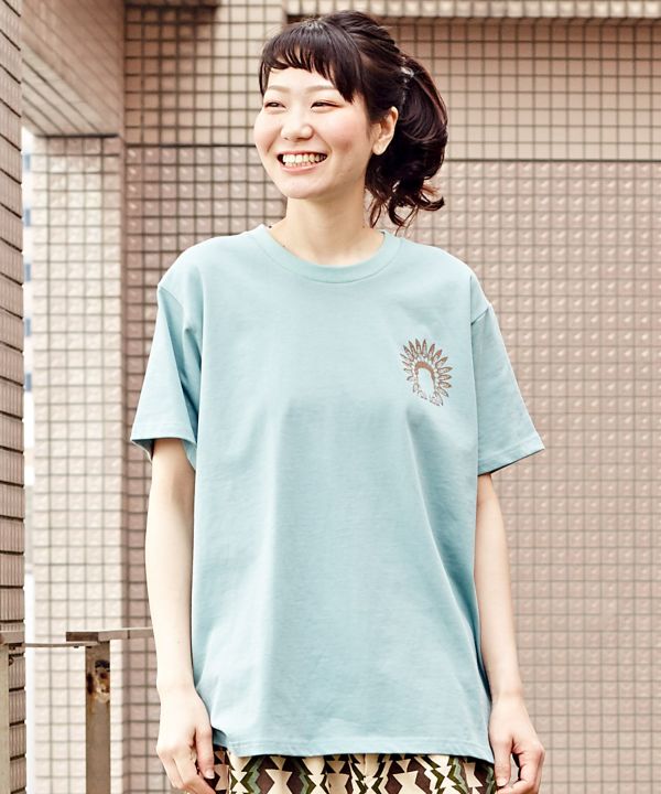 パウワウメンズｔシャツ ｍ Blue チャイハネ 公式通販