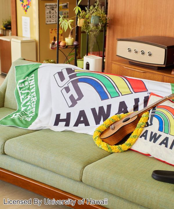 レインボービーチタオル【University of Hawaii 】(RAINBOW): 『Kahiko