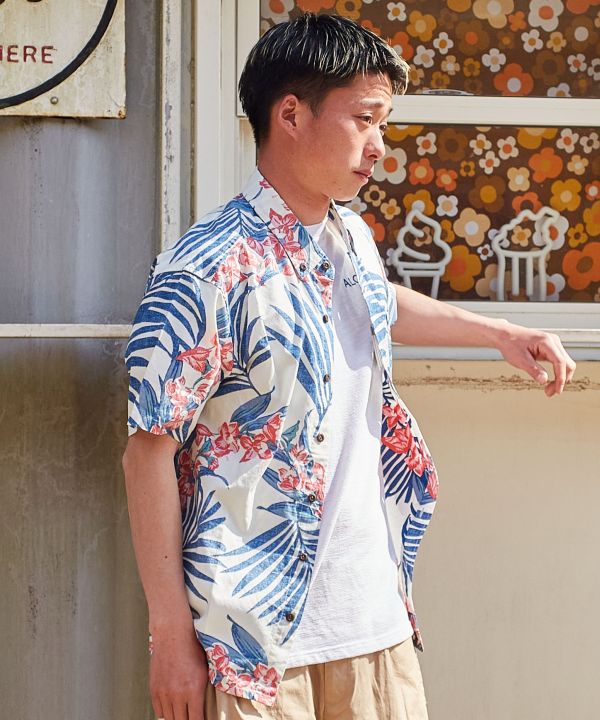 メンズアロハシャツ Hulalani M Wht 2 Kahiko カヒコ 公式通販