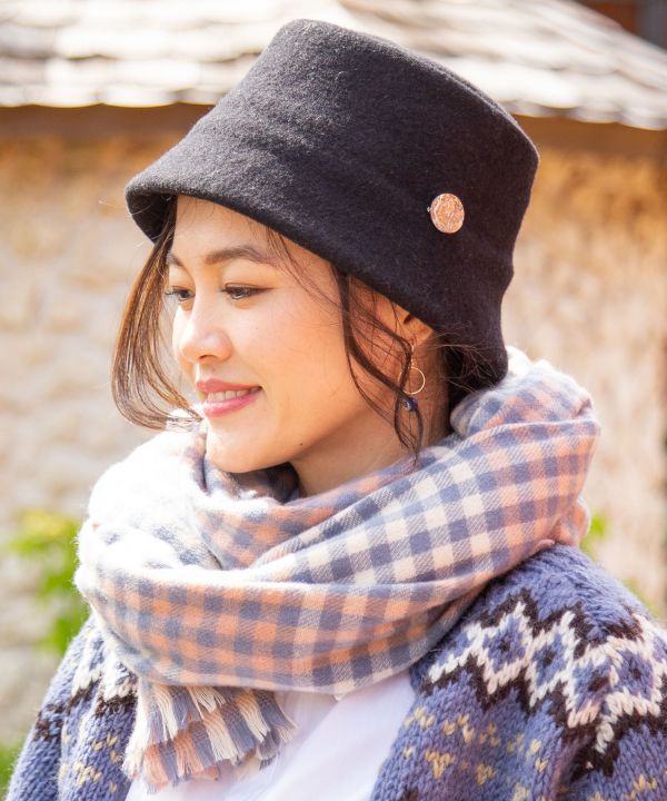 新発売の 素敵なオーガンジー 帽子 チェコ製フェルト使用 その他 