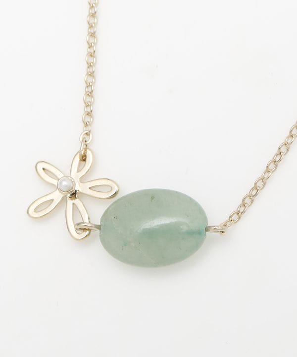 茉莉花ネックレス(AVENTURINE): 『岩座(いわくら)』公式通販