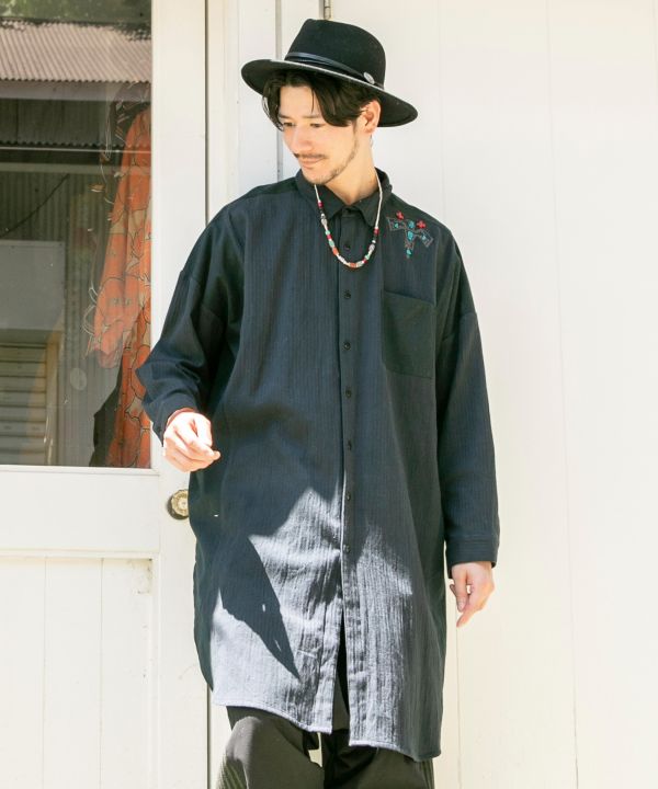 ネーションメンズシャツ(BLACK): 『チャイハネ』公式通販