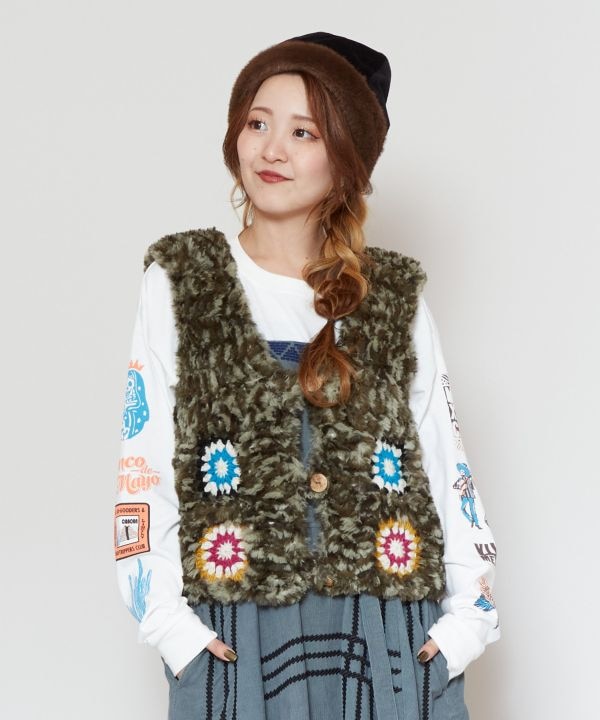 チャイハネAmina新品未使用クロシアベスト クロシアベスト(KHAKI): 『チャイハネ』公式通販