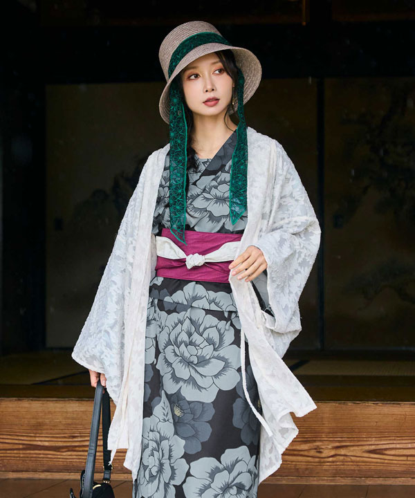 透かし花羽織