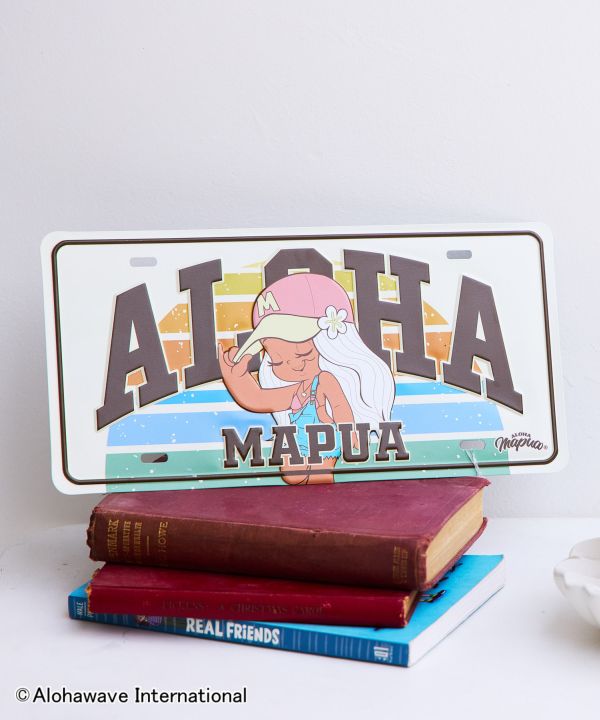 ���C�Z���X�v���[�g�yALOHA MAPUA�z