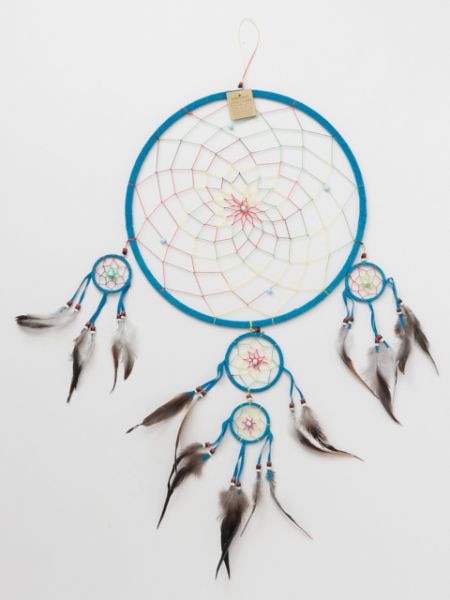 コンビドリームキャッチャー３５ｃｍ Turquoise チャイハネ 公式通販 エスニック ファッション アジアン 雑貨