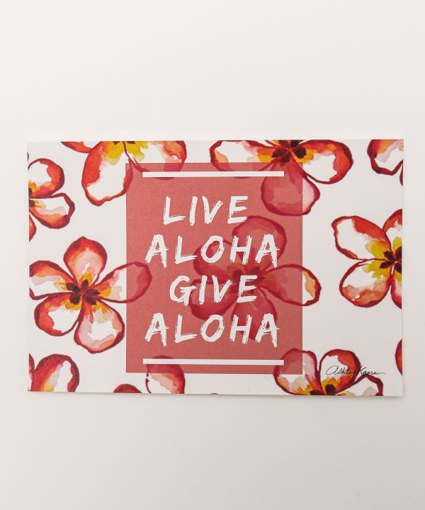 チャリティポストカード【LIVE ALOHA GIVE ALOHA】