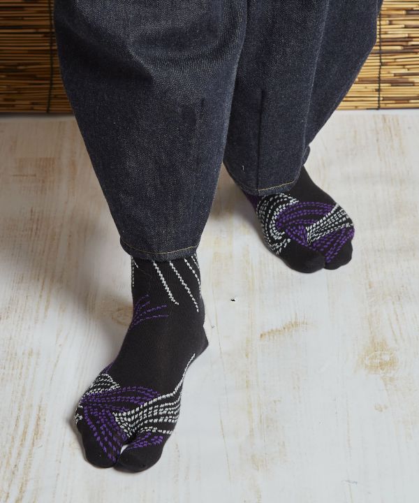 紫根縄足袋（25-28cm）