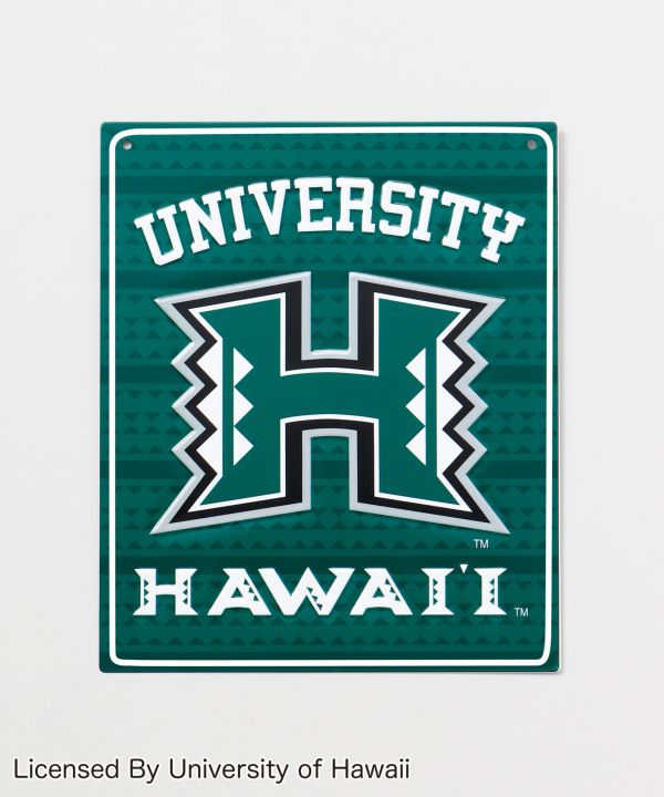 グリーンメタルプレート【University of HAWAII】