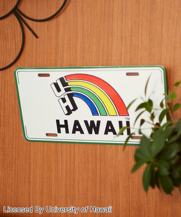 レインボーナンバープレート【University of Hawaii 】