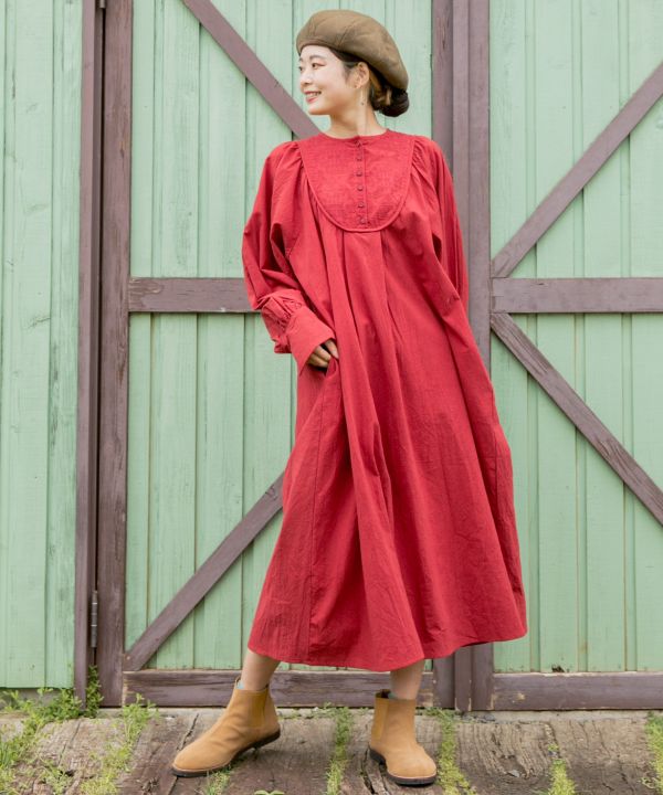レッド系 Amina ロングワンピ | delhiangels.org