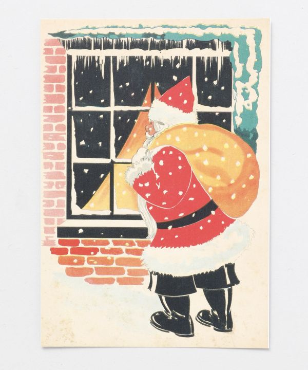メリークリスマスポストカード