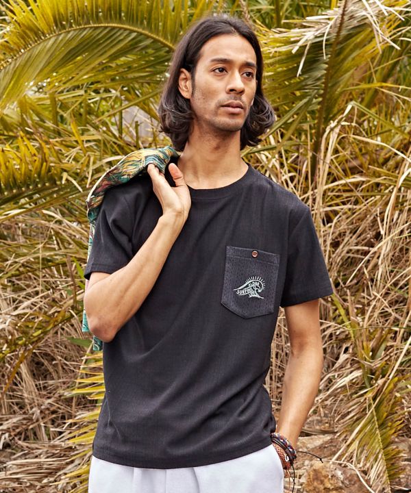 ソフィアメンズシャツ【SURF&Palms】(BROWN): 『Kahiko(カヒコ