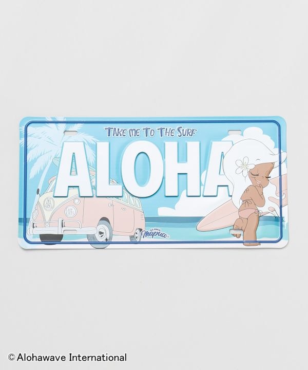 ���C�Z���X�v���[�g�yALOHA MAPUA�z