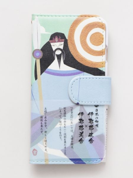 [iPhone7/8/SE(第二世代)]【日本の神様】手帳型携帯衣 ｲｻﾞﾅｷ ｲｻﾞﾅﾐ